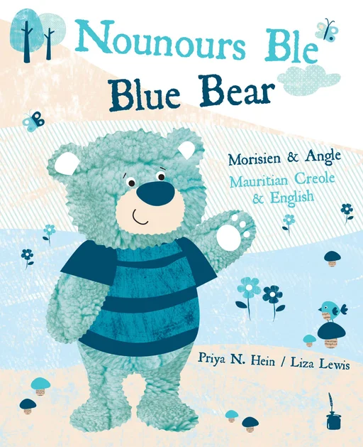 Blue Bear - zweisprachig: Englisch & Mauritisches Kreol